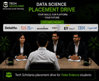 Tech Scholarss placement drive for Data Science students
