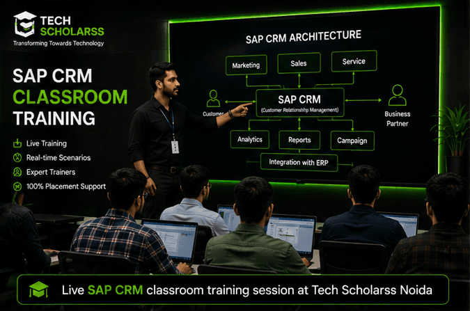 Live SAP CRM training at Tech Scholarss