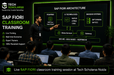 Live SAP Fiori training at Tech Scholarss