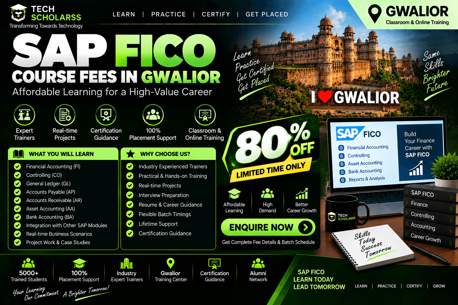 SAP FICO course fees and training in Gwalior
