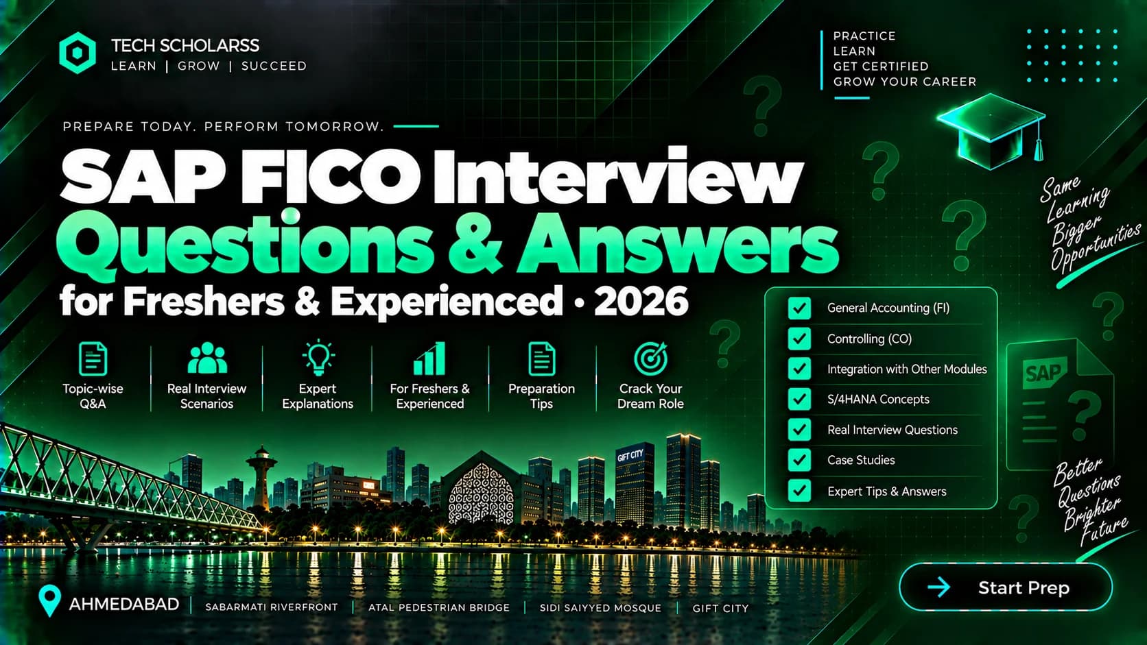 SAP FICO interview preparation guide for Ahmedabad candidates