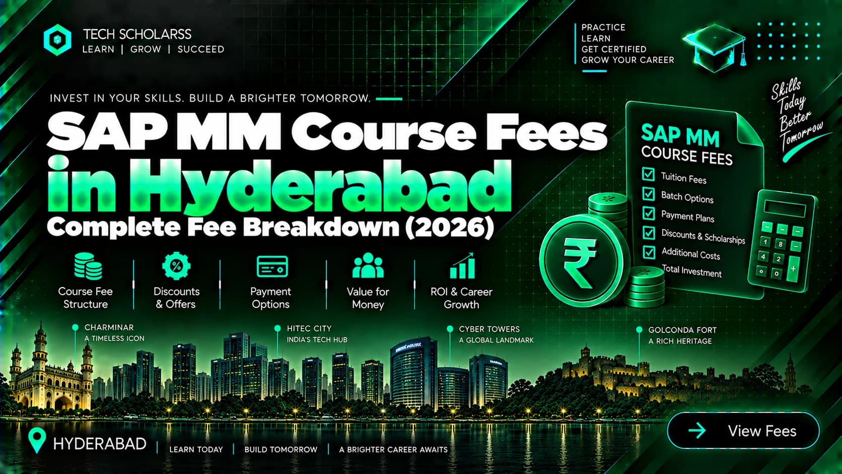SAP MM course fee structure for learners in Hyderabad and Telangana
