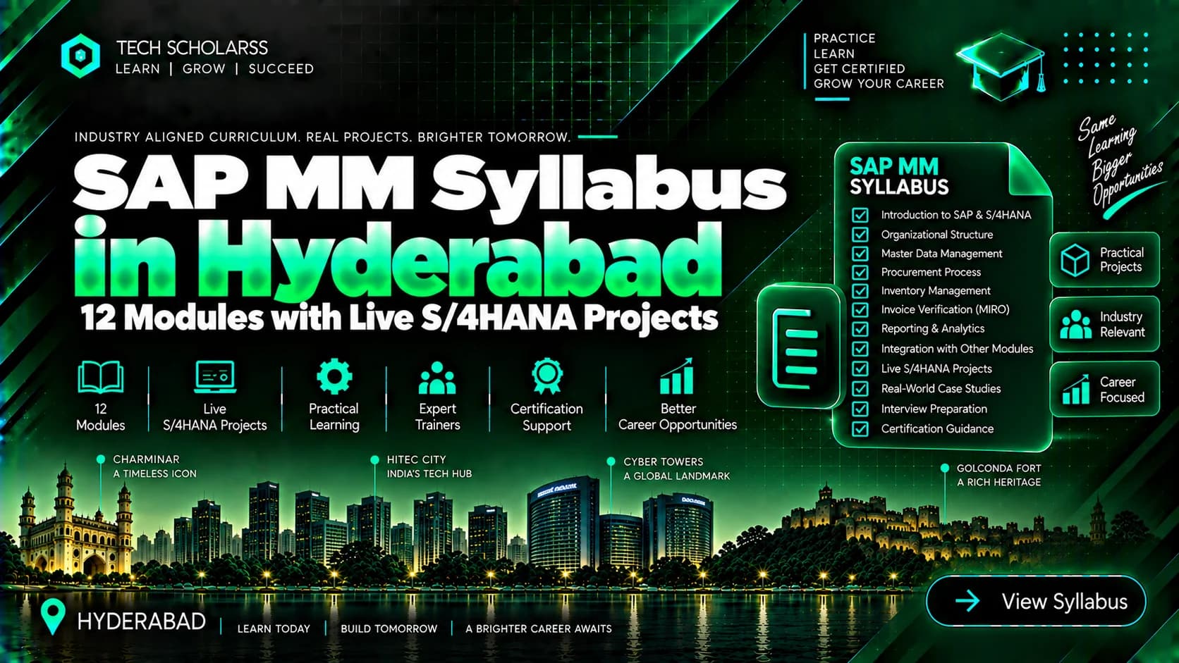 Module-wise SAP MM syllabus for Hyderabad learners