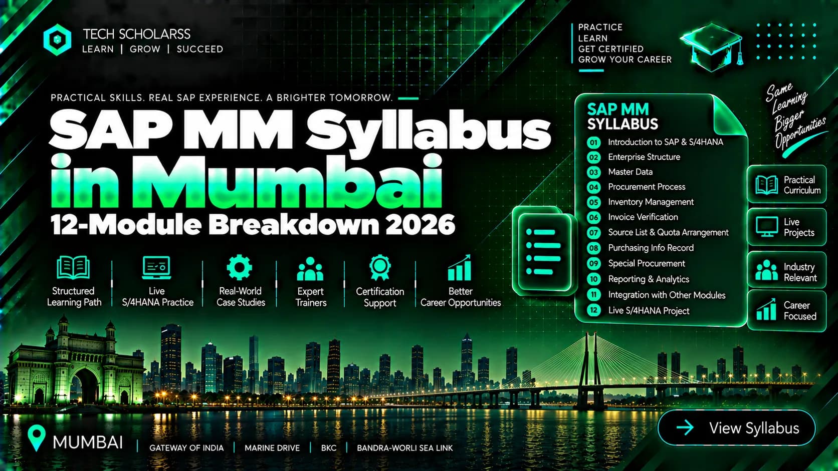 Module-wise SAP MM syllabus for Mumbai learners