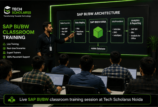 Live SAP BI/BW training at Tech Scholarss