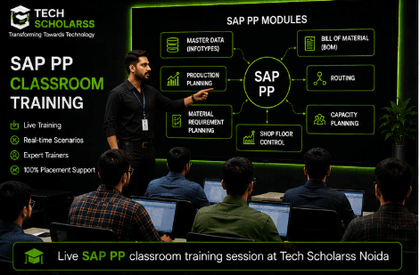 Live SAP PP training at Tech Scholarss