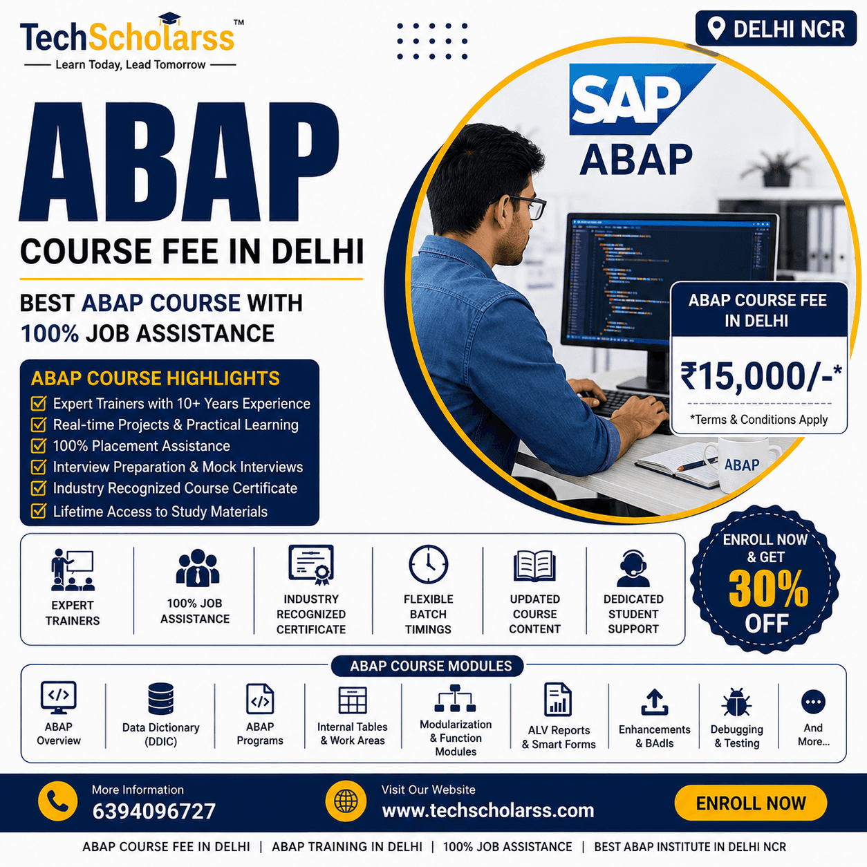 SAP ABAP training fees in Delhi