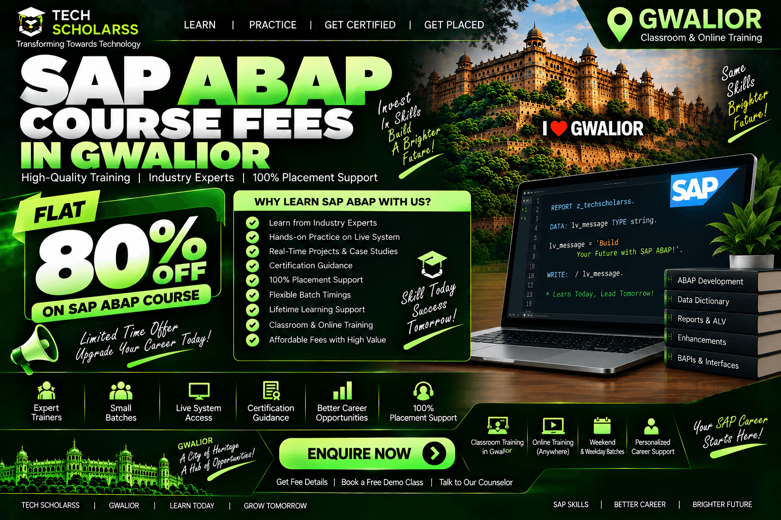 SAP ABAP course fees and training guide in Gwalior